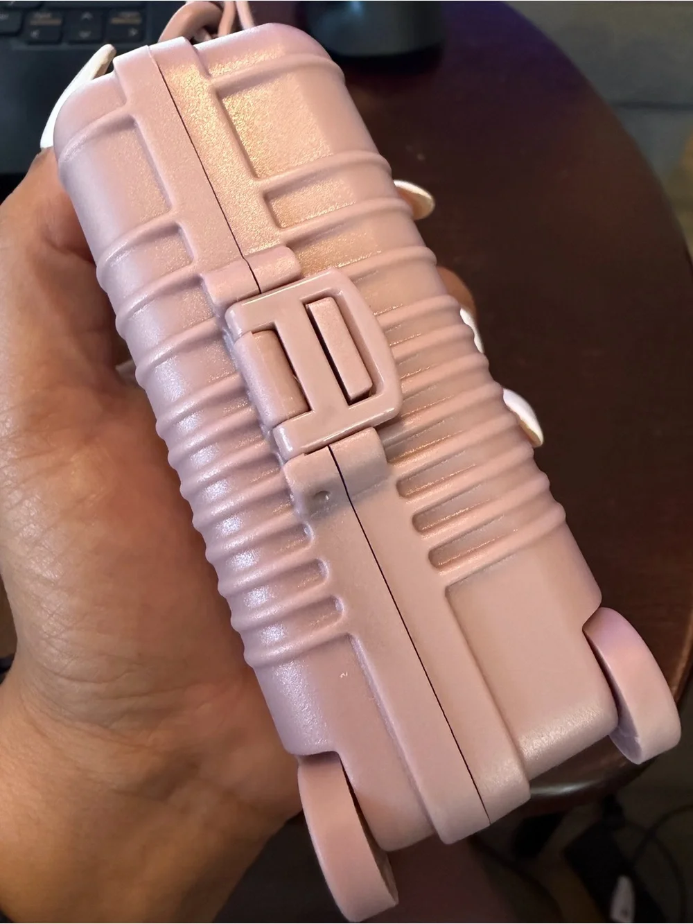 BÉIS Micro Roller Charm in Atlas Pink NWOT